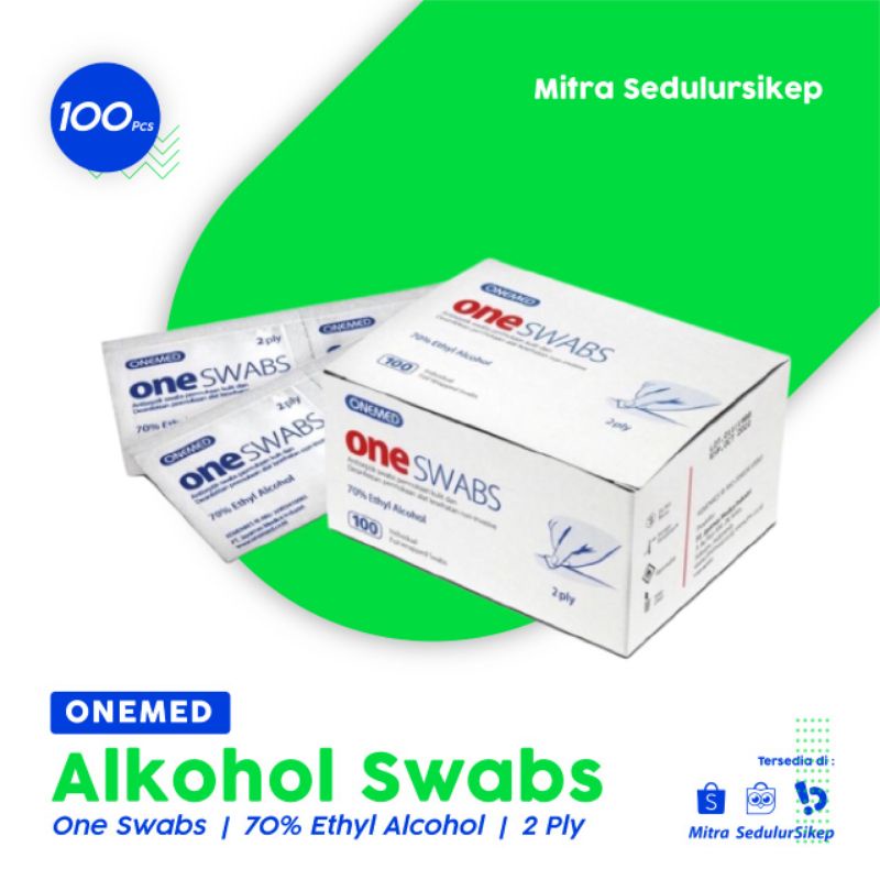 Alkohol Swab Oneswab l Tissue Alkohol l Kapas Alkohol