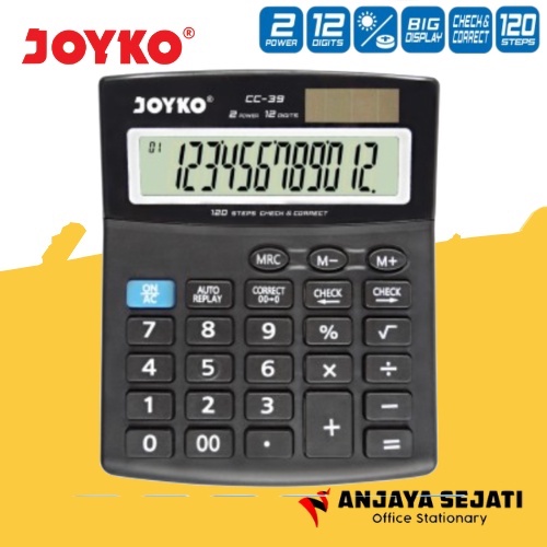 

Kalkulator Joyko 12 Digit CC - 39