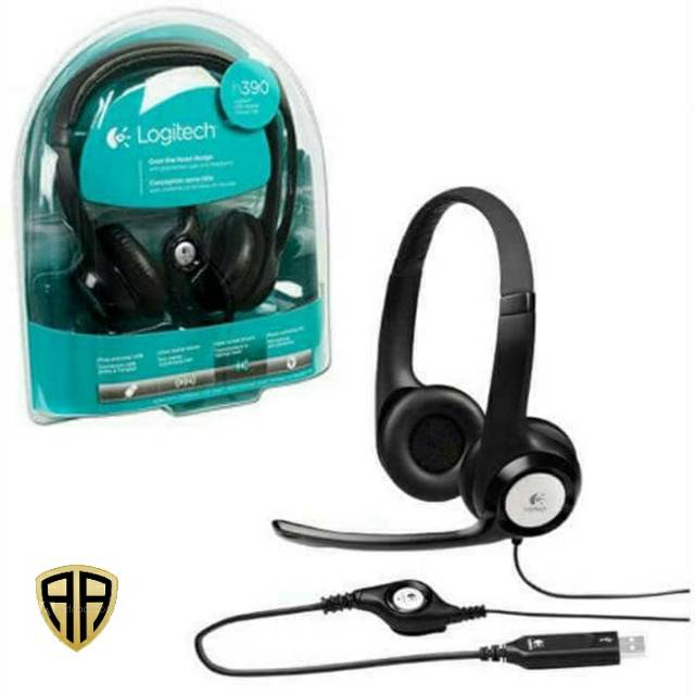 Headset terbaik Logitech Headset H390 USB