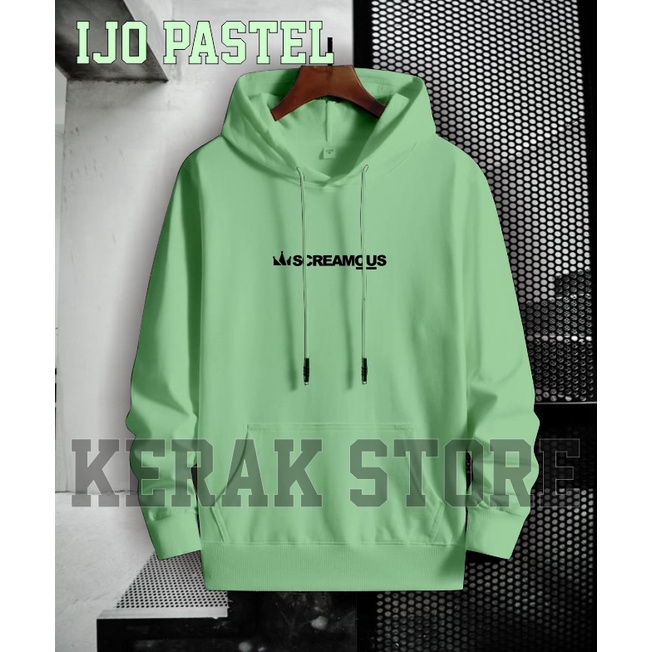 SWEATER HOODIE - Jaket Distro hoodie - Jaket Sweater Hoodie Resleting Pria Screamous