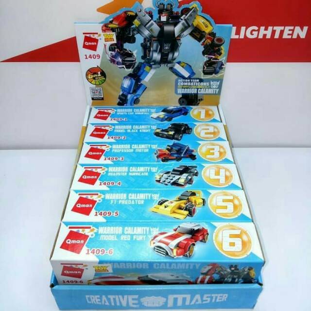 Lego Qman Creative Master 1409 Warrior Calamity 6 In 1