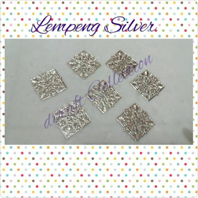 Lempeng Kotak Silver