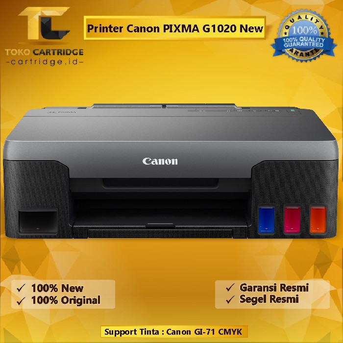 Printer Canon PIXMA Ink Efficient G1020 New Original Penerus Ink Tank G1000 G1010 with GI-71 GI 71