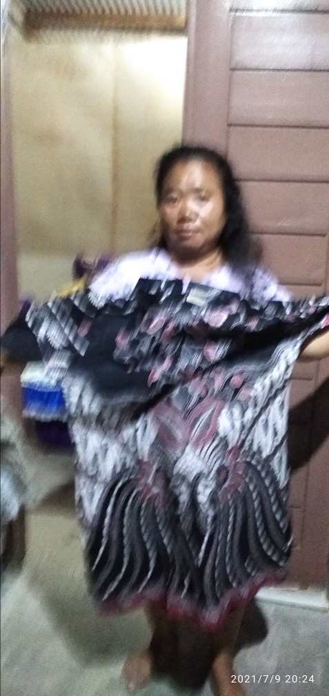 Baju Batik Tunik  Jumbo Size M L Xl Xxl Modern Cantik / Atasan Batik Kerja Kondangan Wanita Terbaru