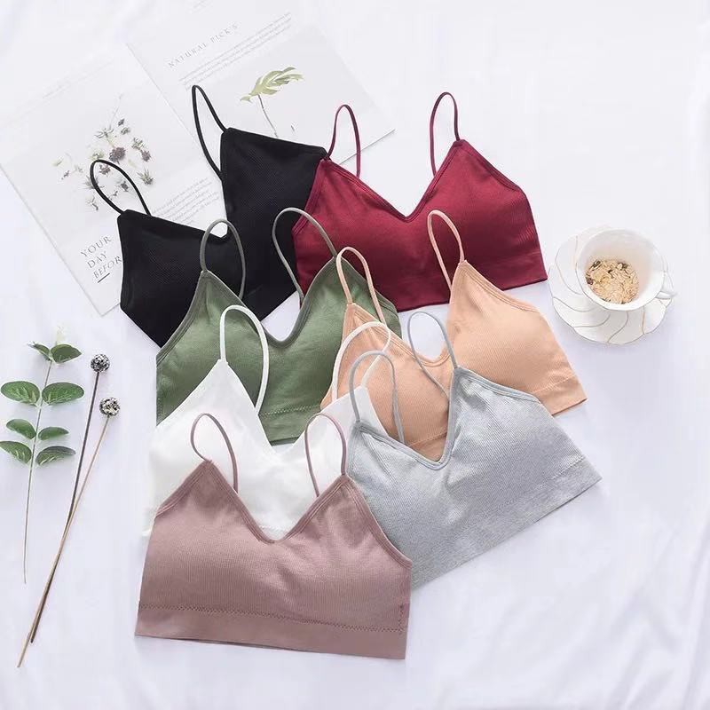 Bra Fashion Wanita Bra Murah Sport Bra Import Sport Bra Bahan Nylon Bra Simple