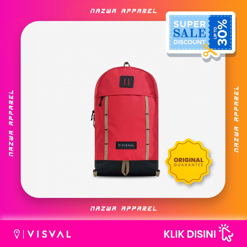 TAS RANSEL BACKPACK VISVAL RIDLEY RED