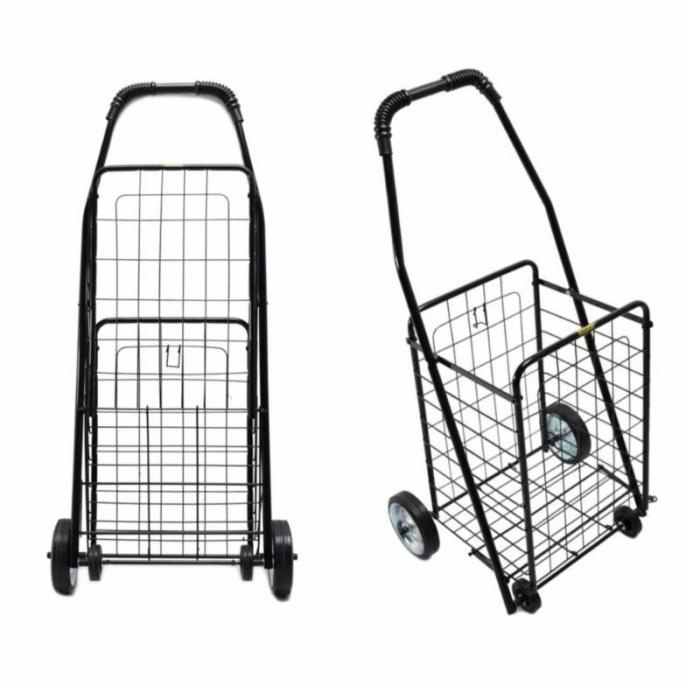 Troli Belanja Lipat Besi Besar