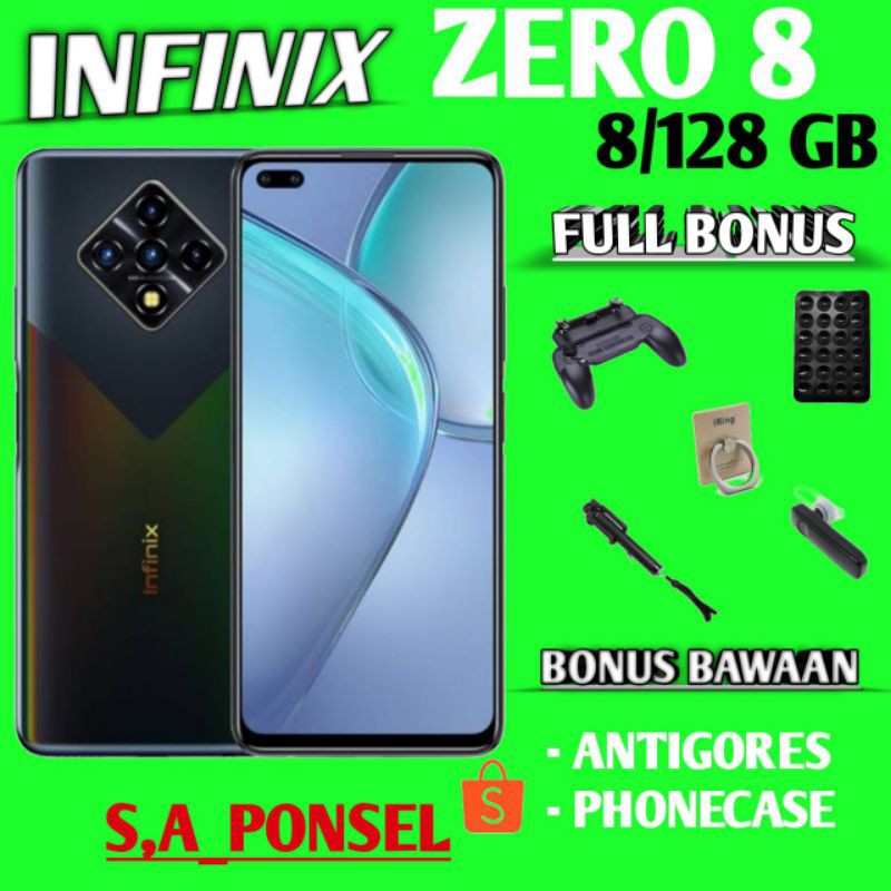 INFINIX ZERO 8 RAM 8/128 GB GARANSI RESMI