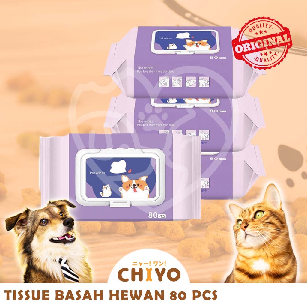 TISSUE BASAH HEWAN [ PET WET WIPES ]