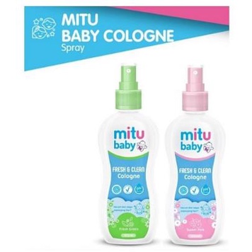 ^ KYRA ^ Mitu Baby Fresh And Clean Cologne Spray Parfum Bayi Balita Wangi Sepanjang Hari