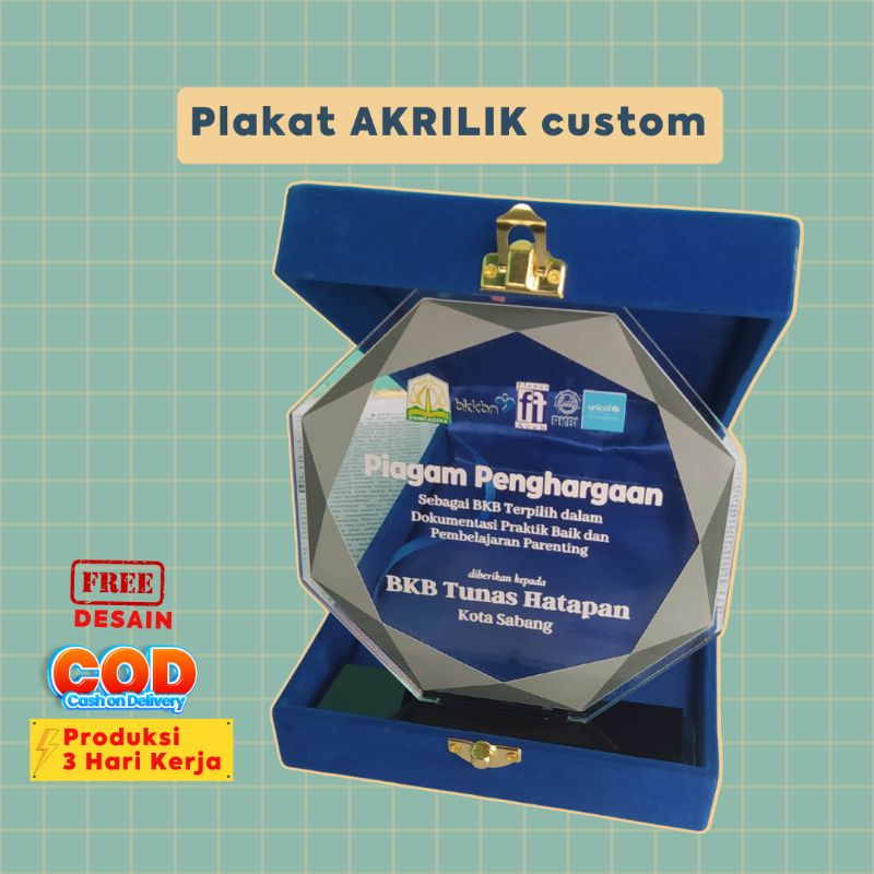 PLAKAT  AKRILIK 2MM KKN KPM KENANG-KENANGAN MAGANG PKL