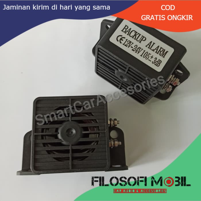 Backup Back up Alarm Back Buzzer Horn Alarm Klakson Mundur Atret - FM