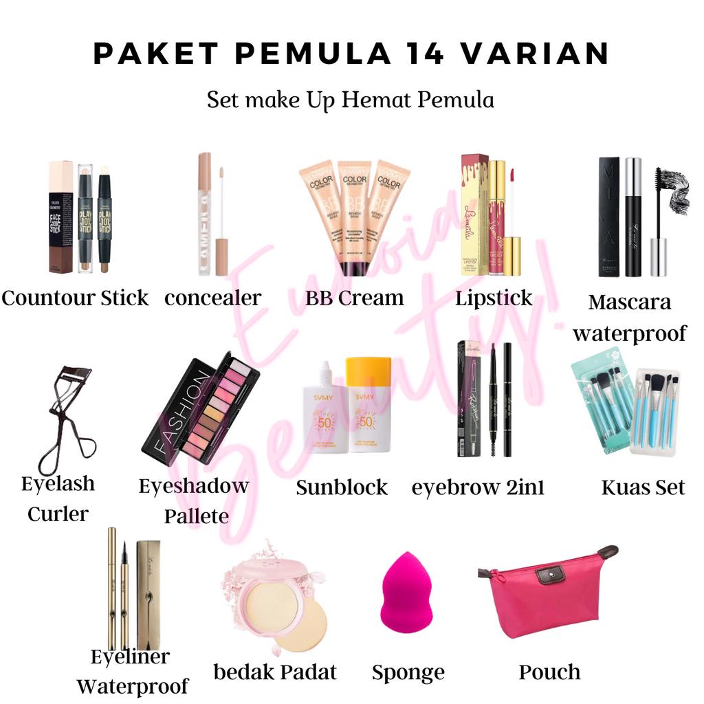Paket Kosmetik Pemula Lameila 14 Item - Hemat, Terlengkap, dan Terpercaya dengan Harga Terjangkau / 
