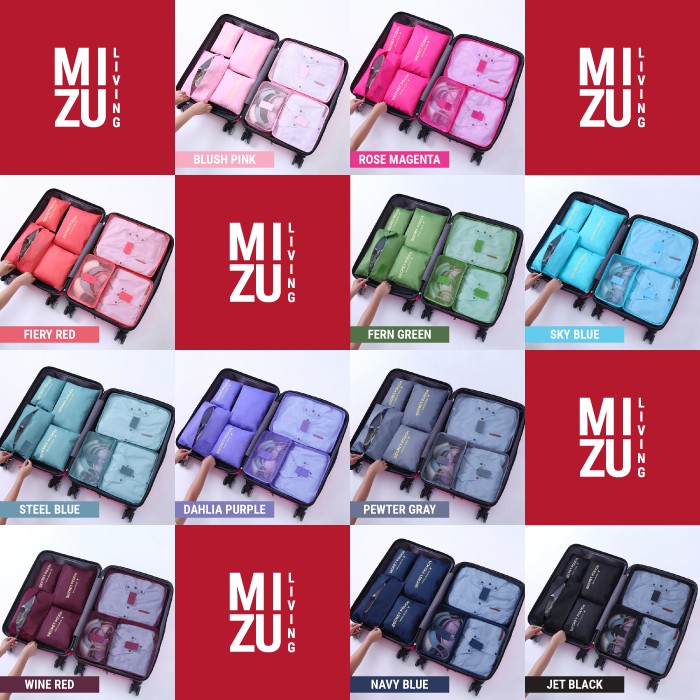 SECRET POUCH Travel Packing Cubes 7in1 Storage Pouch POLOS