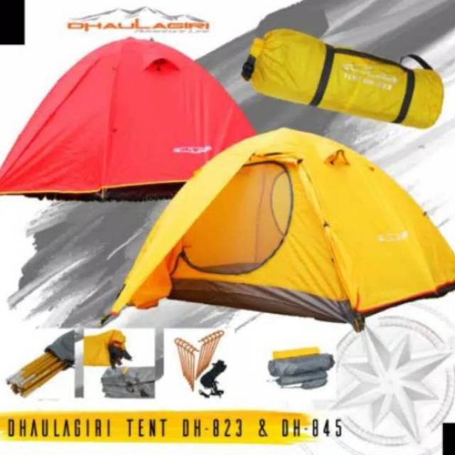 Tenda kapasitas 4/5 orang Tenda Dhaulagiri 845