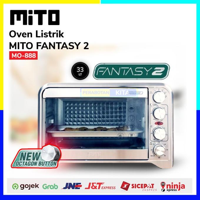 MITO Oven New Fantasy 2 MO-888 33 Liter Oven Listrik MITO FANTASY 2