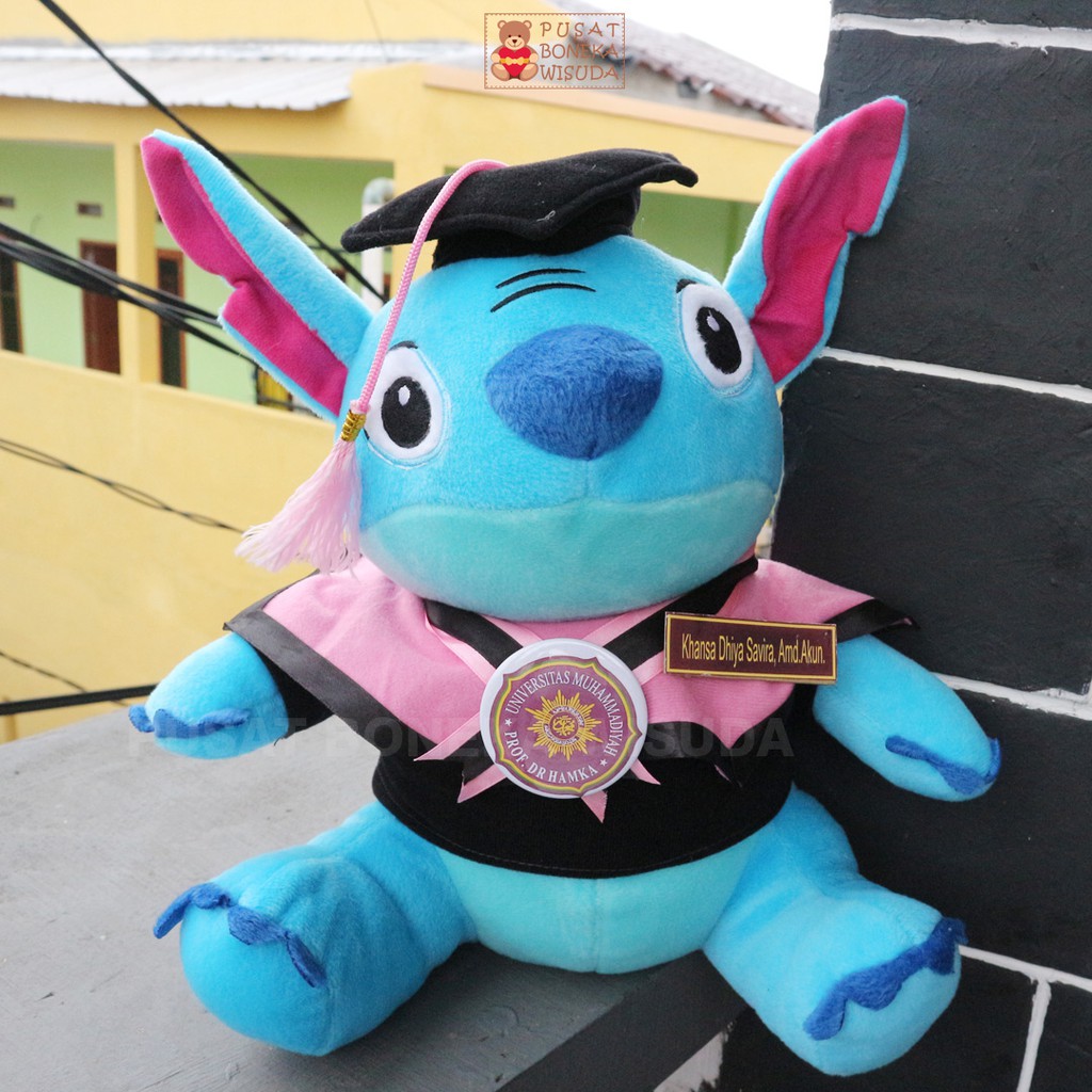  Boneka  Wisuda Stitch  Murah Custom Boneka  Stich  Shopee 