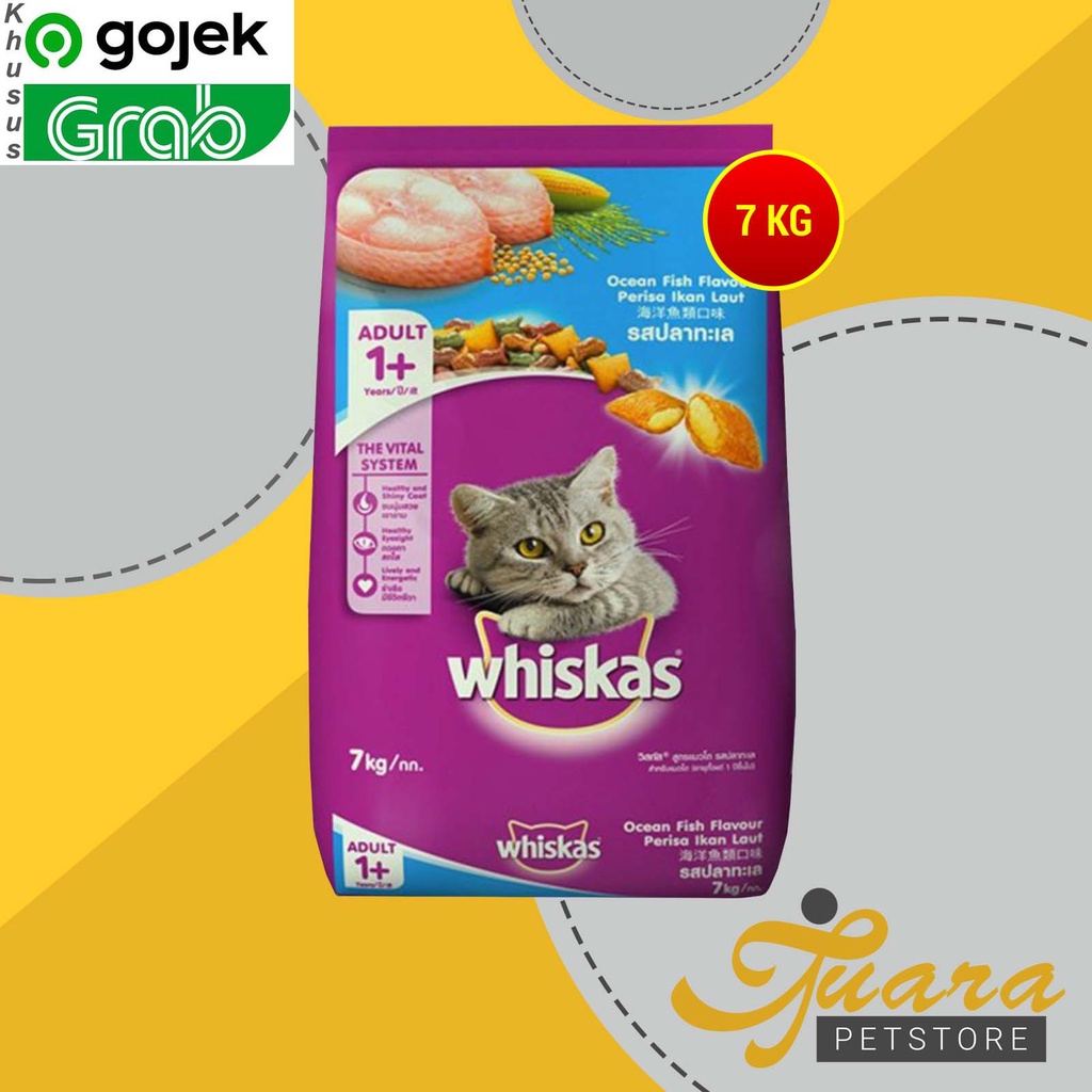 GOSEND Cat Food Whiskas 7 Kg Makanan kering Kucing 7kg