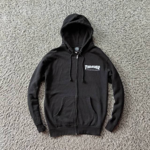 thrasher zip up