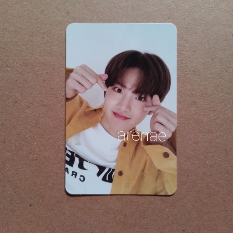 Treasure photocard pc junkyu the first step effect orange version