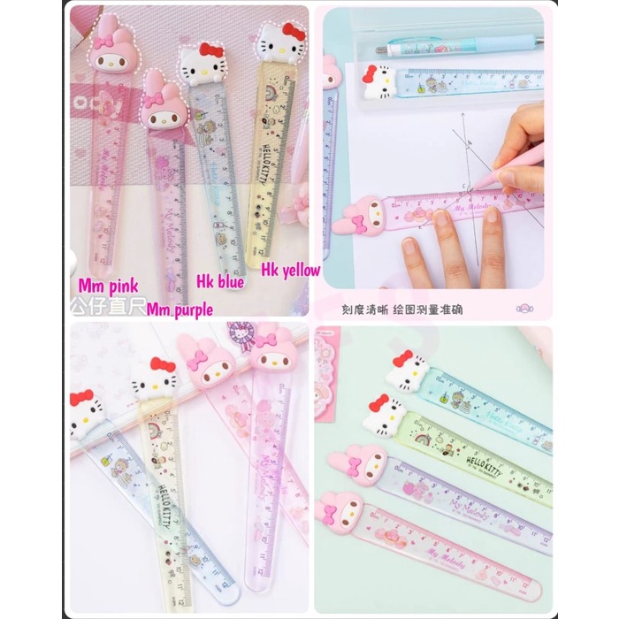 

Gaya Penggaris Ori Sanrio 12-16.5Cm Gilaa!!!