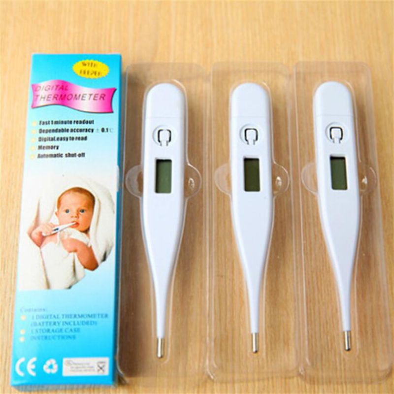 Termometer Digital Ketiak Mulut dan Anus Thermometer ketek Thermogun suhu tubuh Termogun