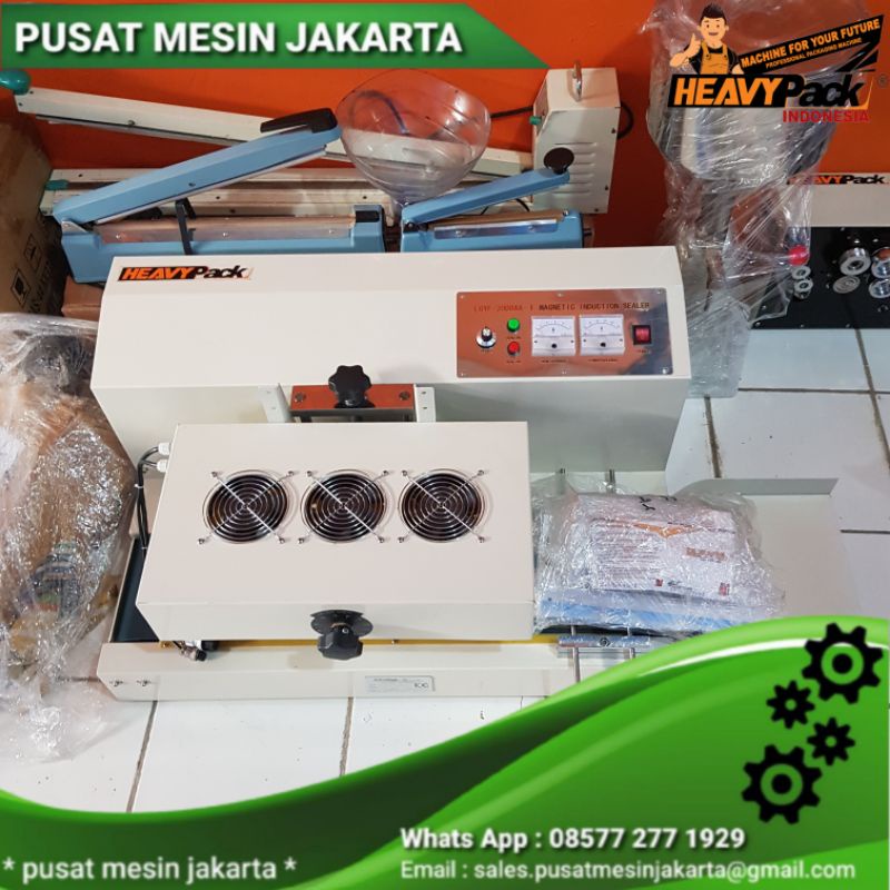 LGYF-2000AX-I CONTINUOUS INDUKSI SEALER MESIN SEGEL BOTOL OTOMATIS HEAVYPACK