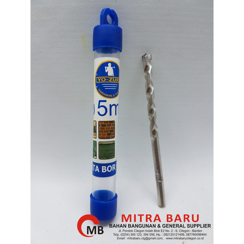 Mata Bor Beton Merk Yozuri 5mm / Mata Bor Tembok