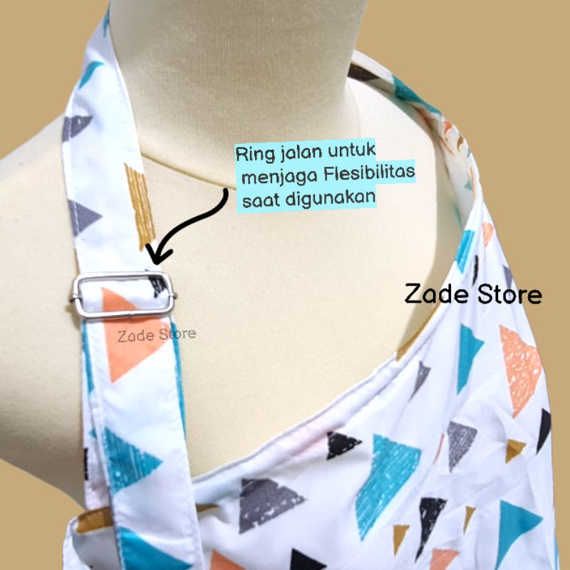 Apron menyusui 2 in 1 cover stroller penutup menyusui cover asi multifungsi celemek apron menyusui bayi anak nursing cover