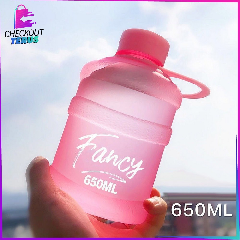 CT C307 Botol Minum Bentuk Galon 650ml Galon Mini Anak Botol Air Minum Plastik Unik BPA FREE Kids Water Bottle Botol Minum Anak