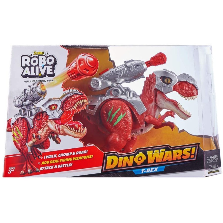 Zuru Robo Alive Dino Wars Stegosaurus T-Rex Action Figure