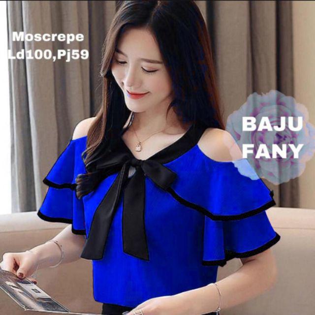 COD✔ BAJU FANY FIT XL / BJ FANY / HIGH QUALITY BLOUSE WANITA PAKAIAN WANITA BLOUSE ATASAN WANITA-BENHUR