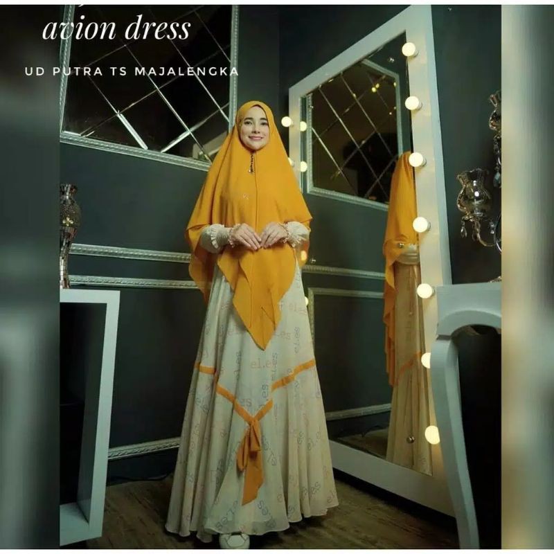 LINA SUKIJO / Syari Set Avion by eLeS / Set syari premium / set syari brand eLeS / set syari elegan