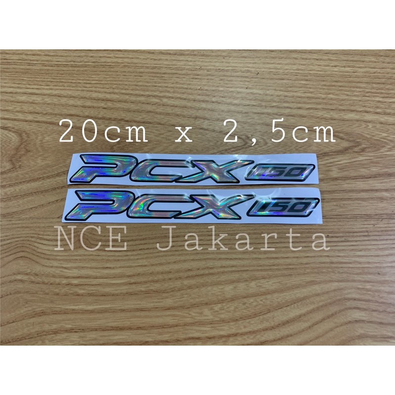 HARGA PERPASANG EMBLEM CUTTING STIKER TIMBUL PCX