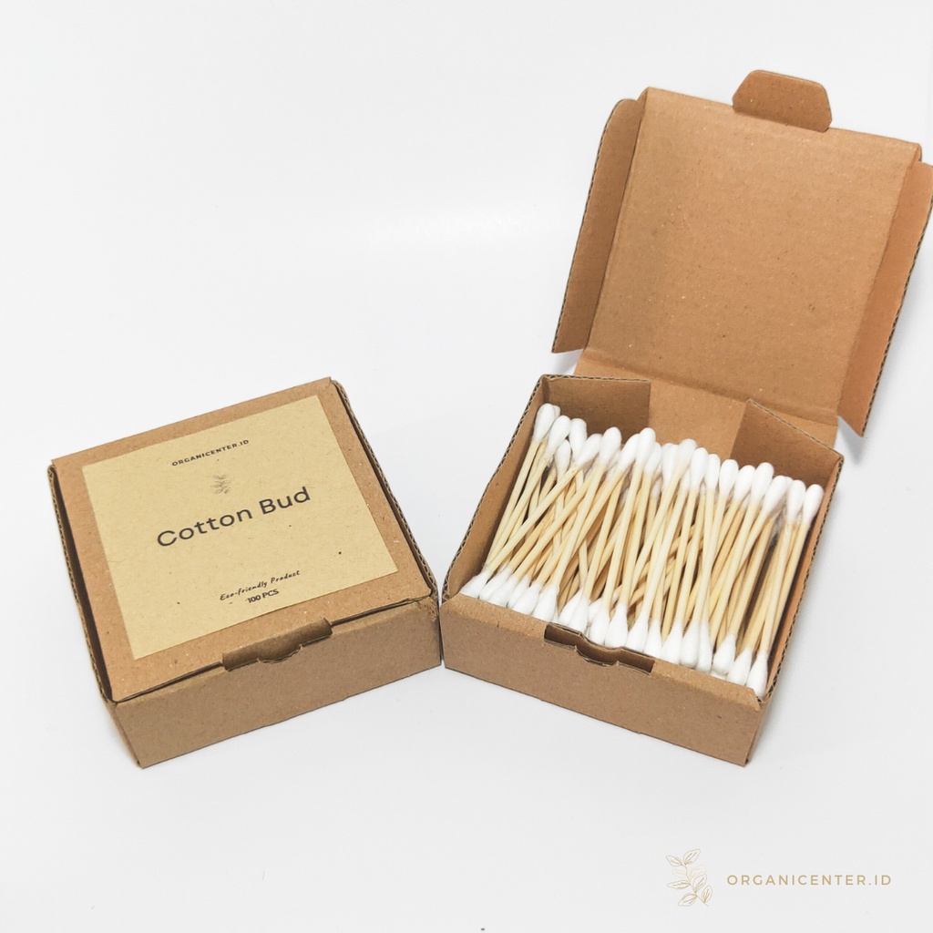 Cotton Bud Kayu Ramah Lingkungan Zero Waste Eco Friendly Korek Kuping Bambu