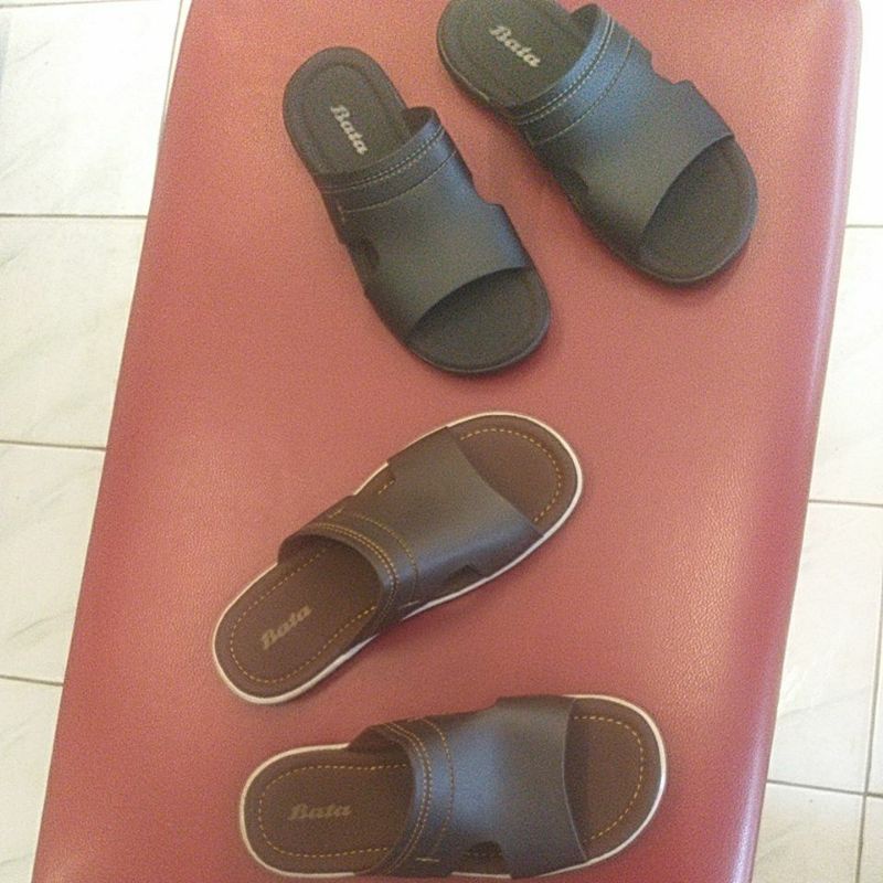 sandal bata pria slip on original