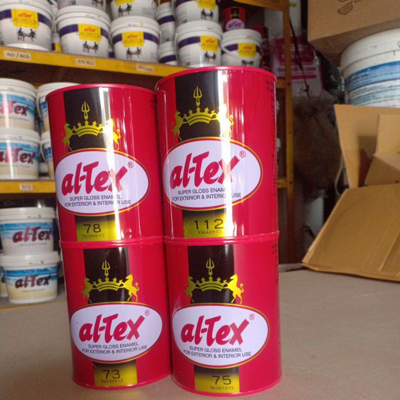 

CAT KAYU & BESI ALTEX SYNTHETIC WARNA ABU 73 / ROYAL BLUE 75 / BIRU 112 / MERAH 78 / BIRU 112