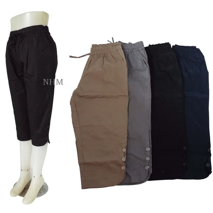 Celana pendek wanita 7/8 jumbo