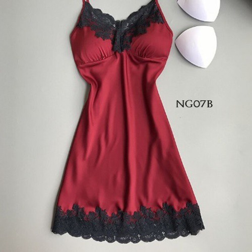 [BISA COD] BAJU TIDUR WANITA DEWASA LINGERIE SEXY HOMEDRESS SEKSI MAROON NG07B