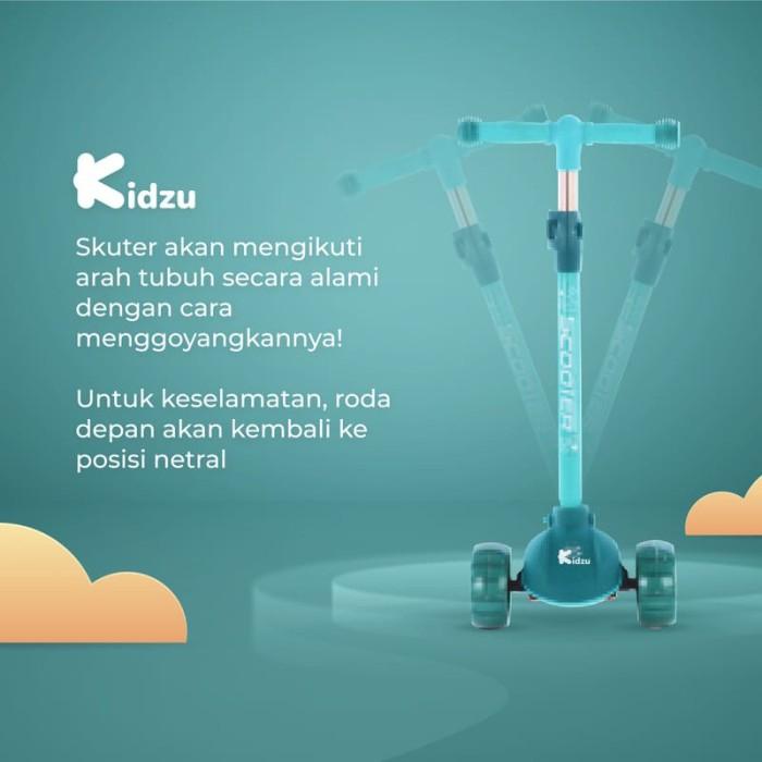 Otoped Kidzu Scooter Otoped Anak Dengan Lampu - Hijau