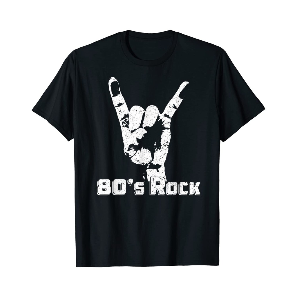 Kaos Pria Distro 80 s Rock Shirt - 80s Rock Band T-Shirt Unisex