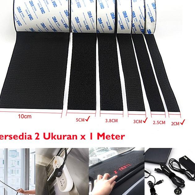 

Special Price.. Velcro Double Tape Adhesive Perekat Serbaguna Magic - Taffpack