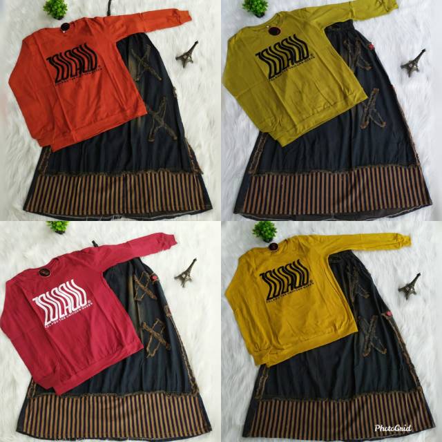 Setelan One Set Zolaqu Rok Jeans