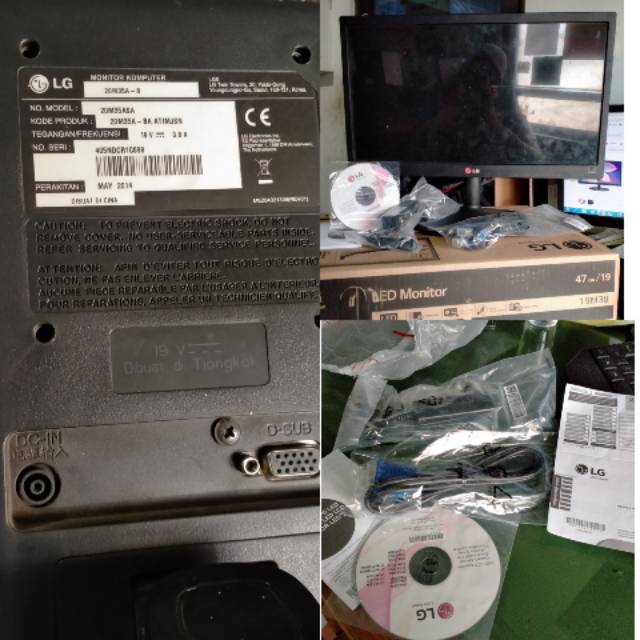 Monitor led LG 19 inch