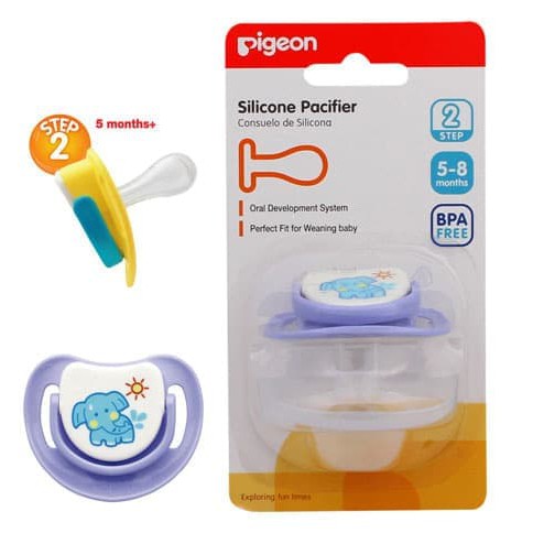 Pigeon Pacifier Empeng Bayi 0 Sd 12 Bulan Mainan Gigitan Bayi Indonesia