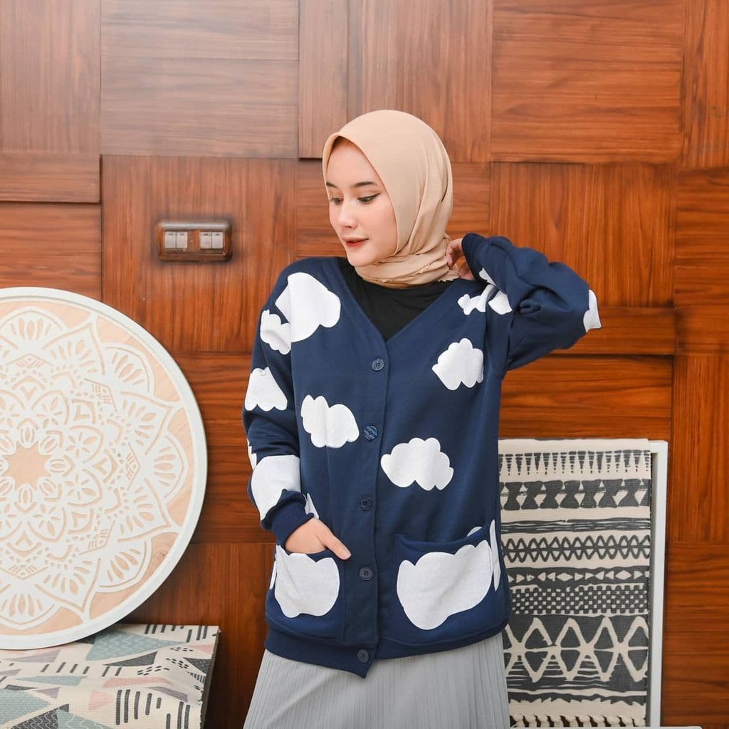 Nara.Grosir - Cloud Outher l Fashion Sweater Terbaru