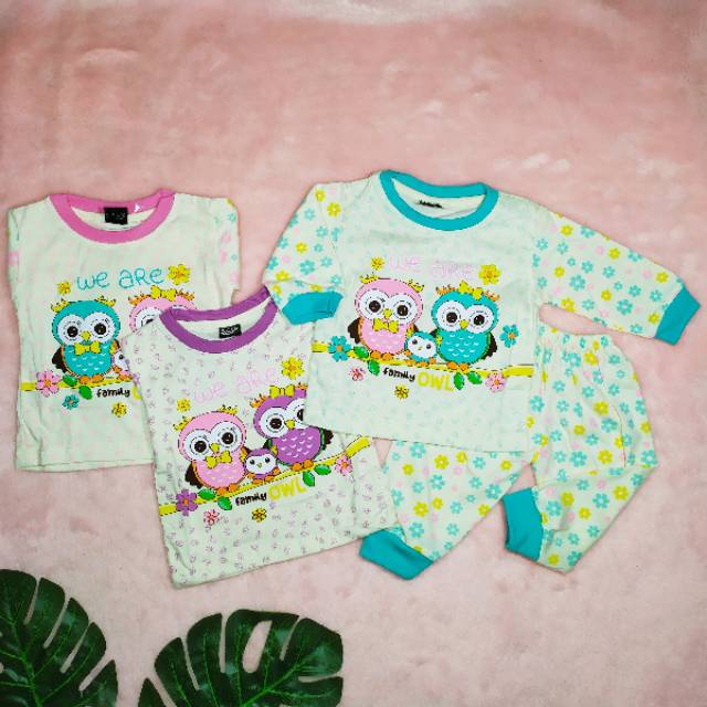 Setelan Piyama Bayi size 0-6bulan Model Za-ra Kids / Pakaian Bayi / Baju Baby Perempuan