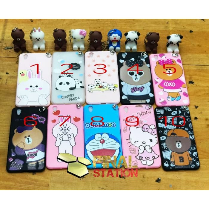Case Samsung J5 PRO Case Gantungan Boneka Lucu untuk Standing Hp