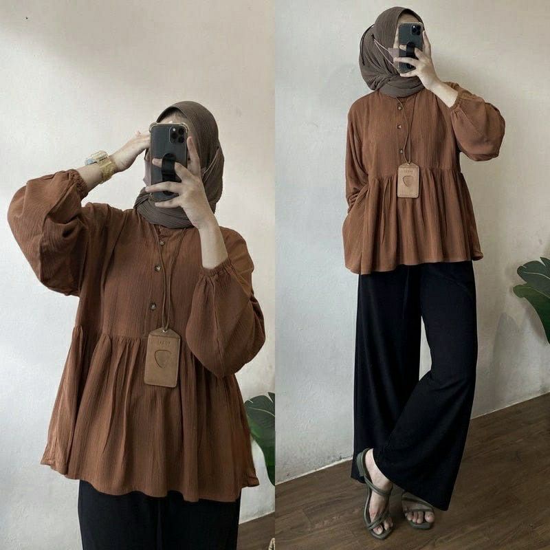 MAYDA TOP/ BLOUSE LINEN PREMIUM