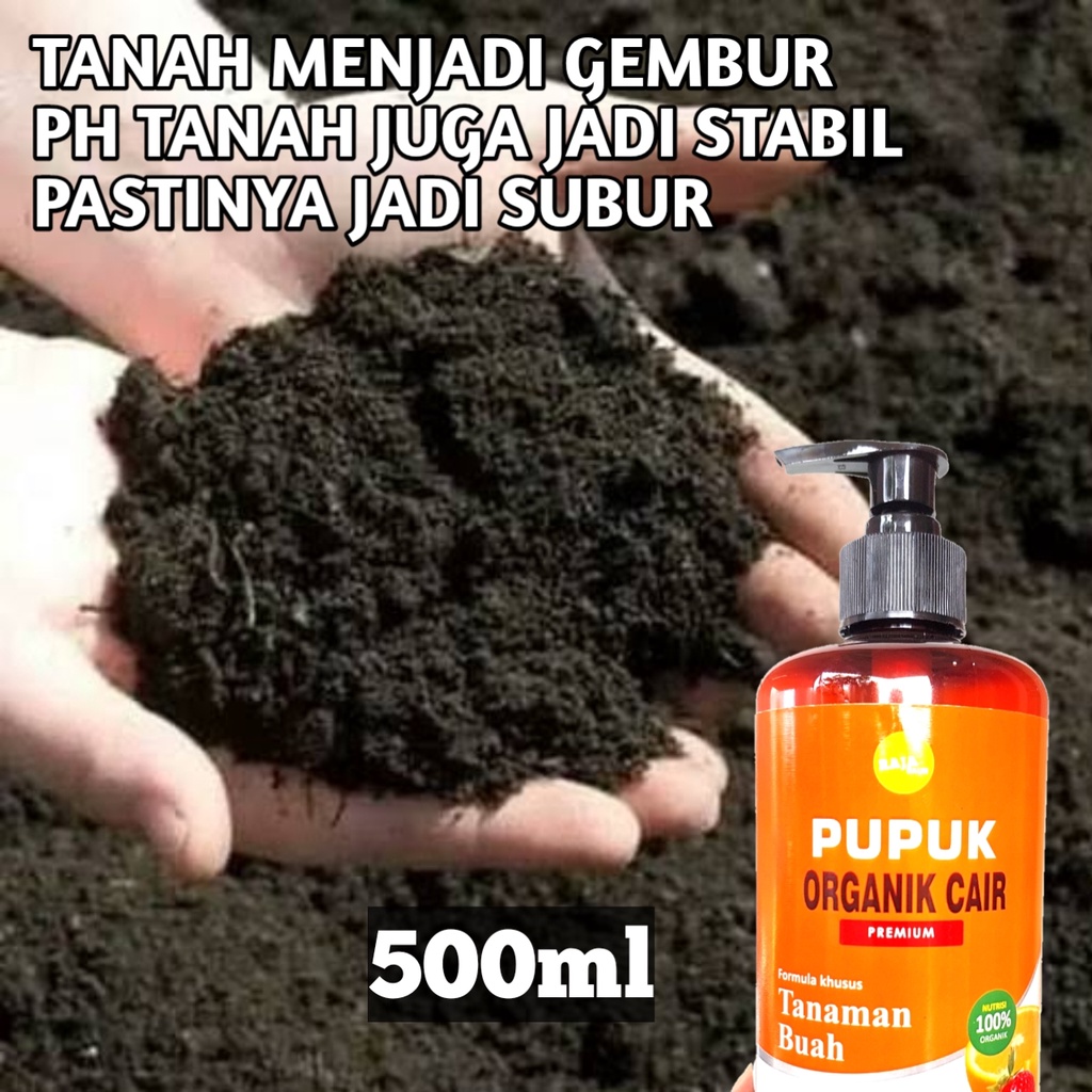 Pupuk Organik Cair Untuk Daun Tanah Dan Pembuahan 500ml